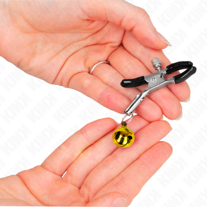 Gold Bell Nipple Clamp - 6cm