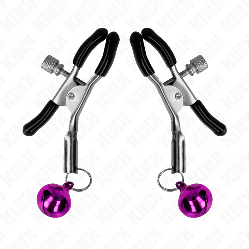 Purple Single Bell Nipple Clamp