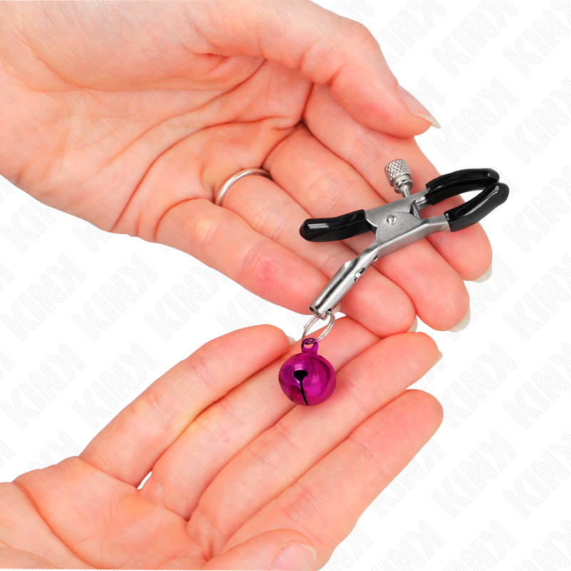 Purple Single Bell Nipple Clamp