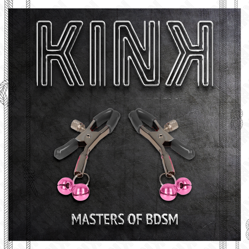 Pink Double Bell Nipple Clamp