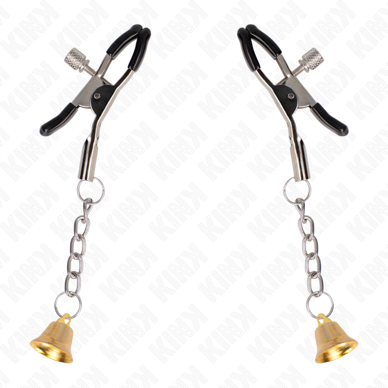 Gold Bell Nipple Clamps 6cm