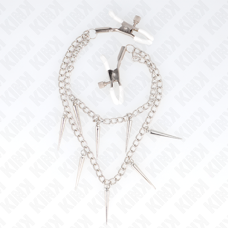 Spiked Chain Nipple Clamps (30cm)