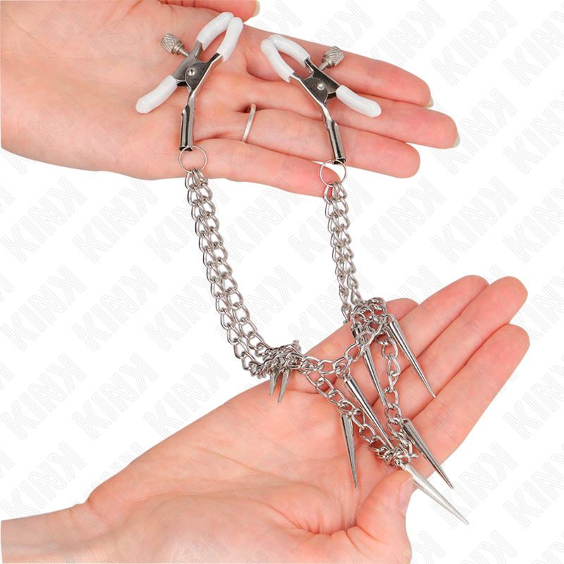 Spiked Chain Nipple Clamps (30cm)