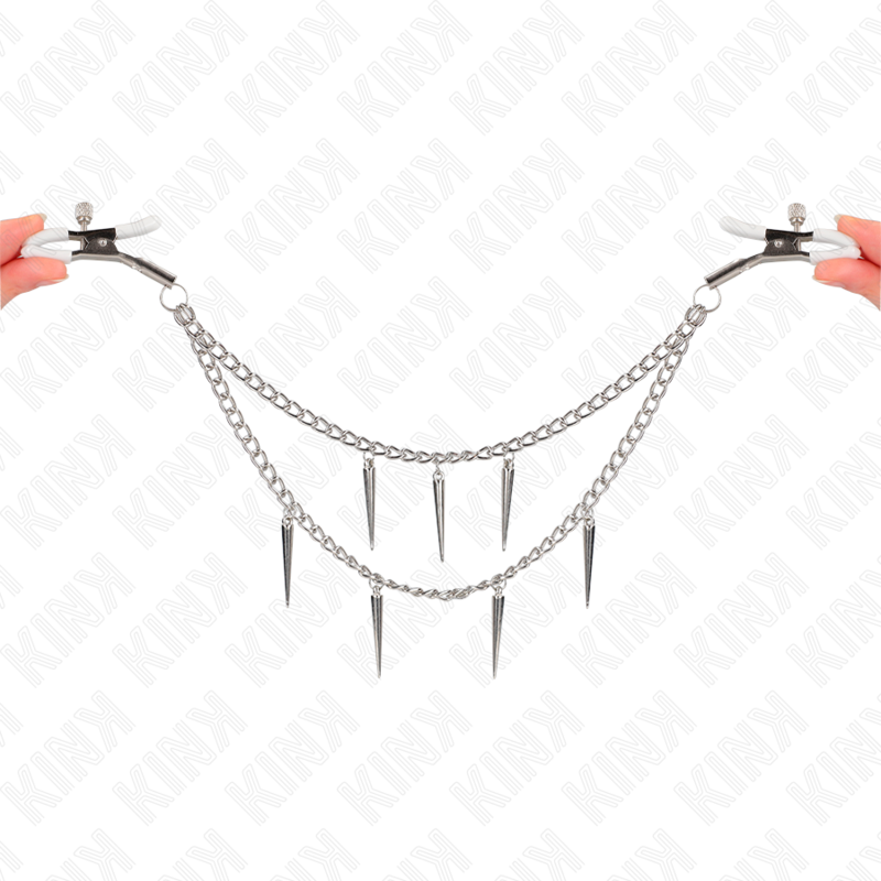 Spiked Chain Nipple Clamps (30cm)