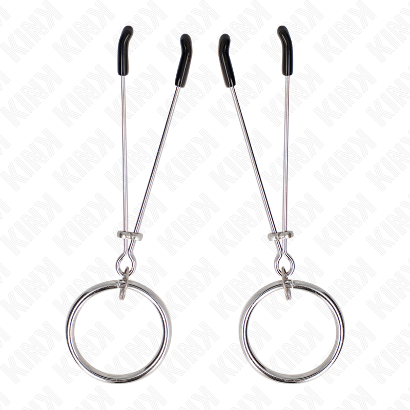 Thin Nipple Clamps With O-Ring 7cm