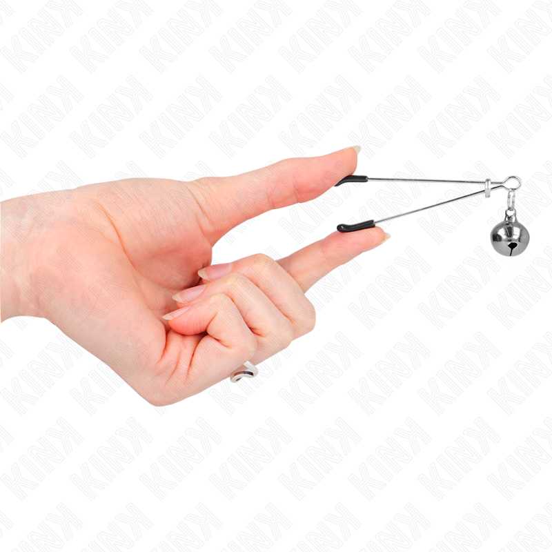 Silver Bell Nipple Clamps - 7cm