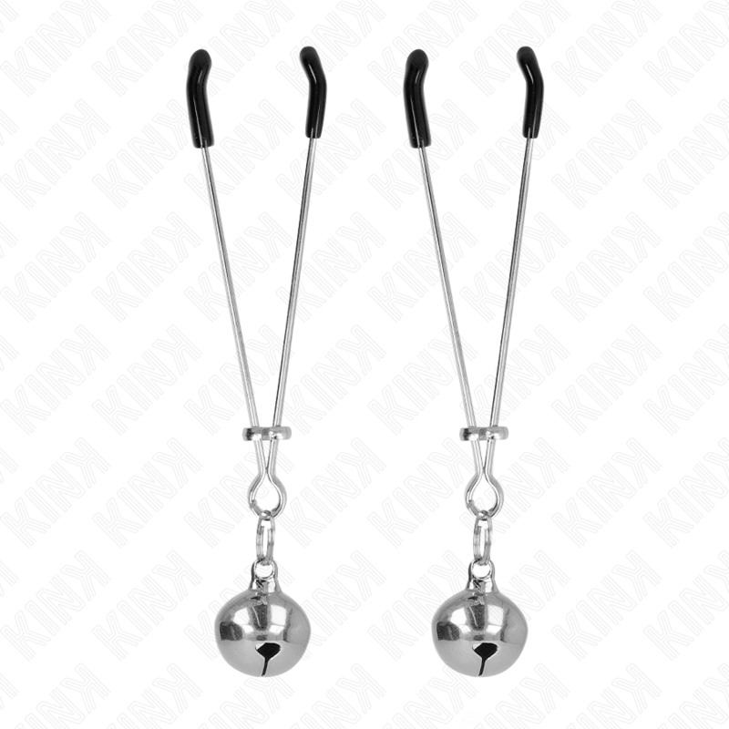 Silver Bell Nipple Clamps - 7cm