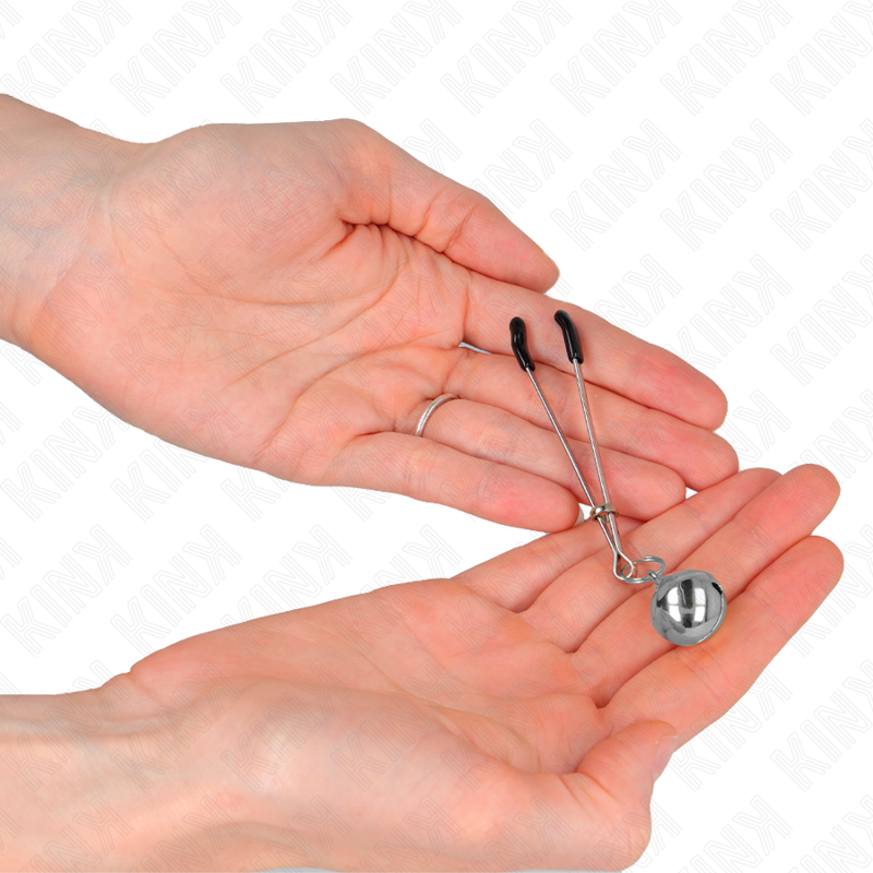 Silver Bell Nipple Clamps - 7cm