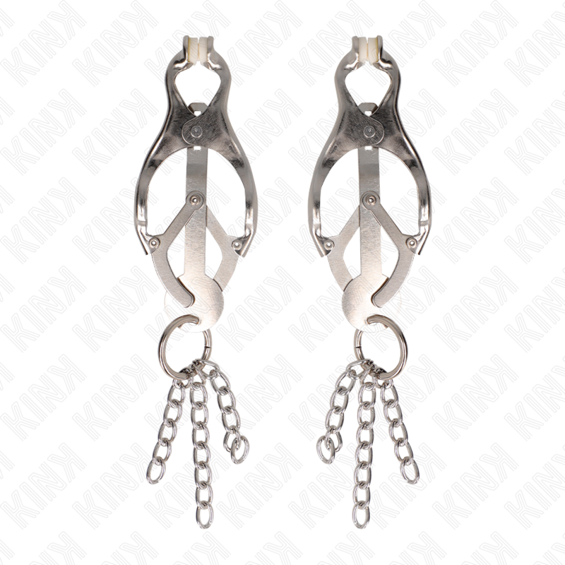 Japanese Clover Nipple Clamps with Chains