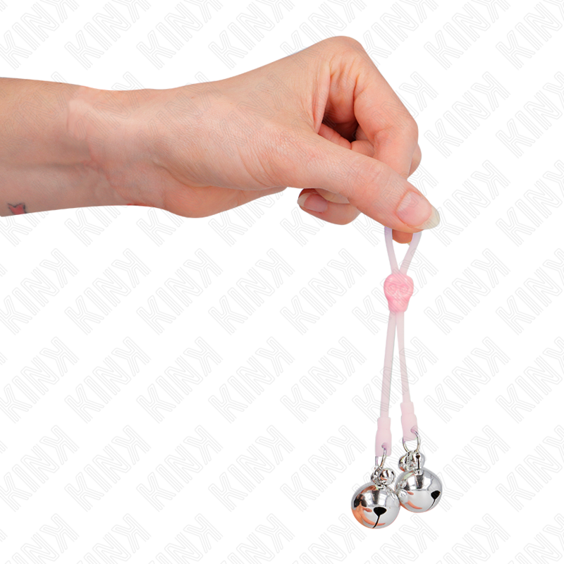 Luminous Skull Nipple Clamps with Bells