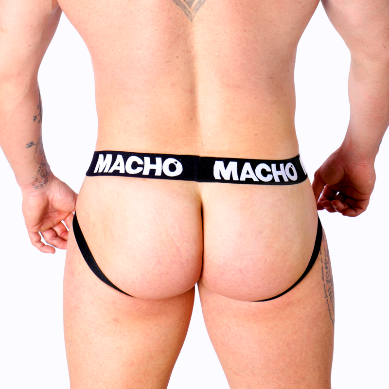 Mx25Nc Black Leather Jockstrap - Small