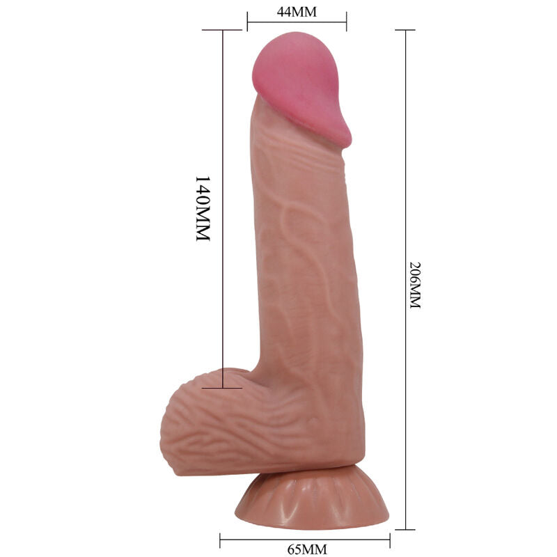 Sliding Skin Realistic Suction Cup Dildo