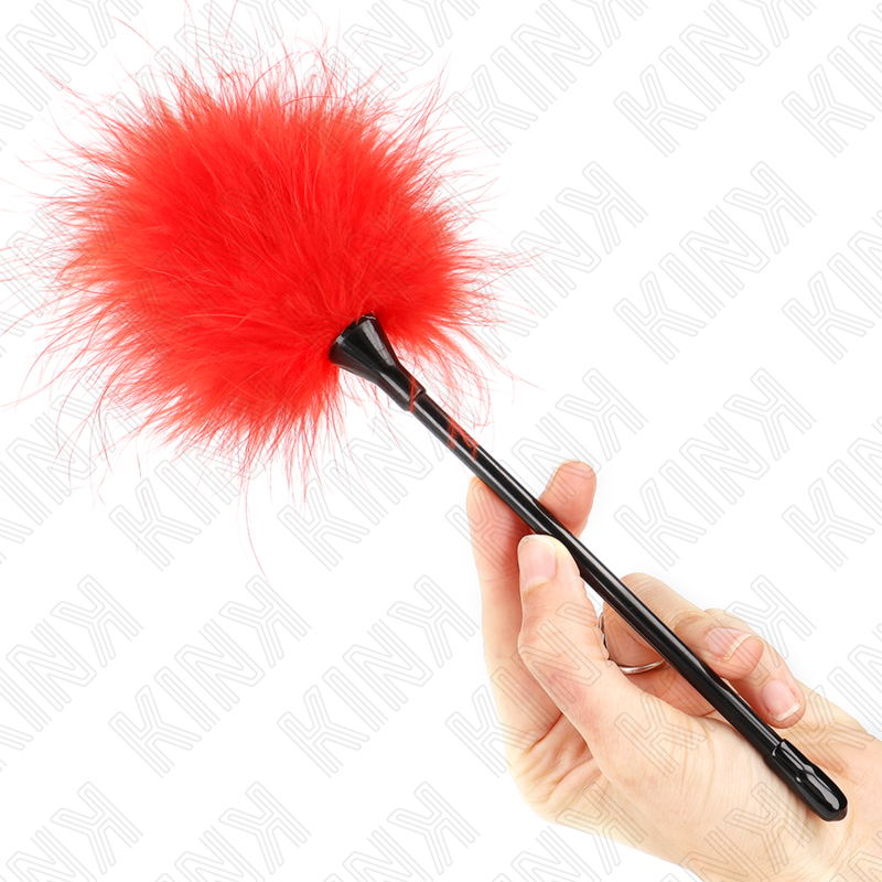 Red Tickle Feathers Bondage Kit 27cm
