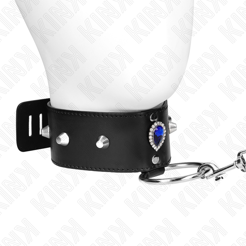 Blue Diamond Adjustable Bondage Necklace