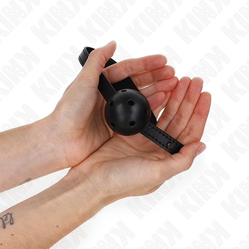 Simplicity Black Breathable Ball Gag 4.5cm