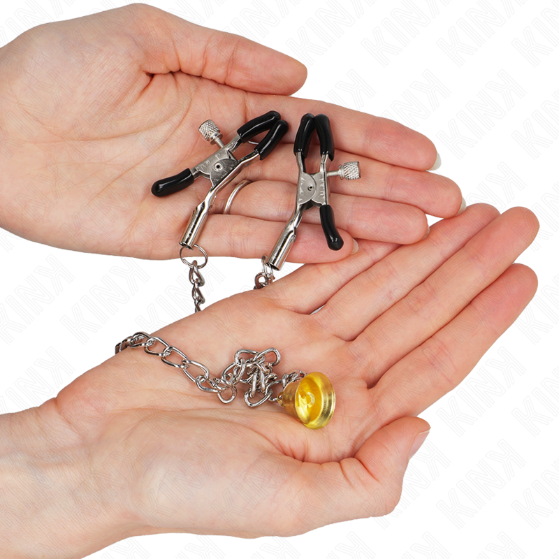 Horn Pendant Chain Nipple Clamps 30cm