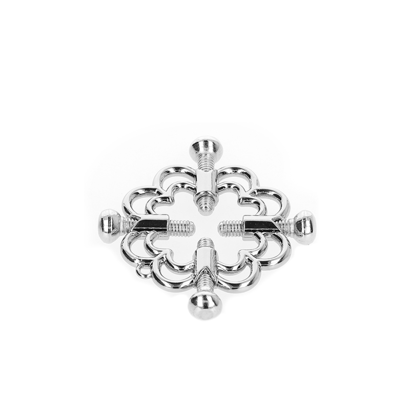 Elegant Metal Flower Nipple Clamps