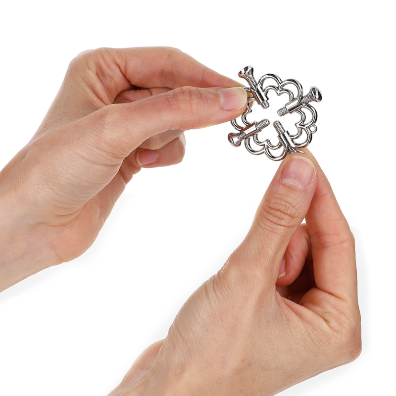 Elegant Metal Flower Nipple Clamps