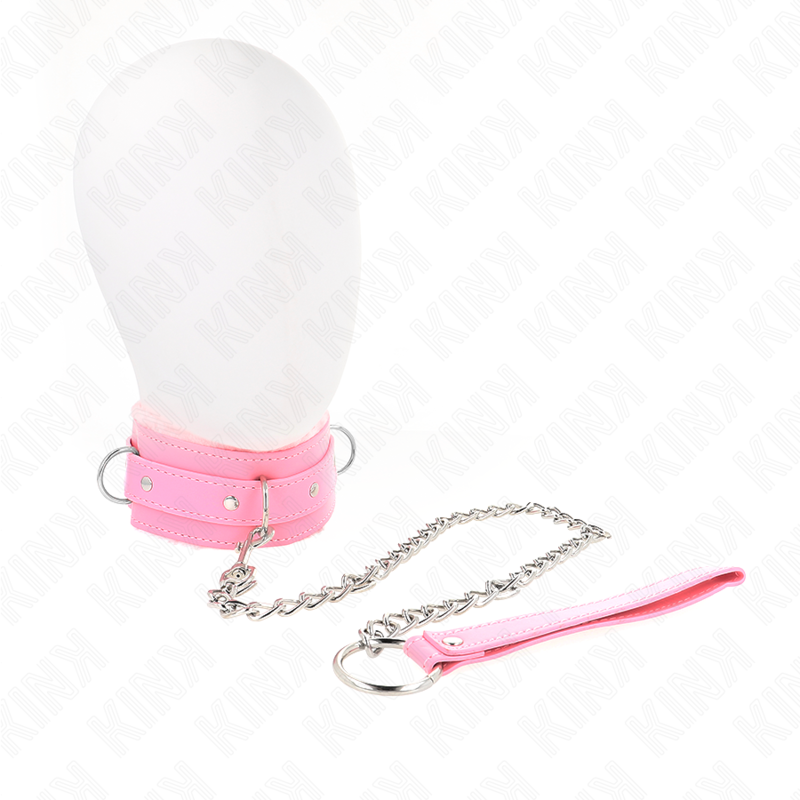 Pink Collar with Leash & Restrictions