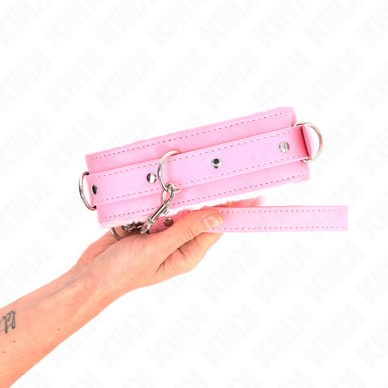 Pink Collar with Leash & Restrictions