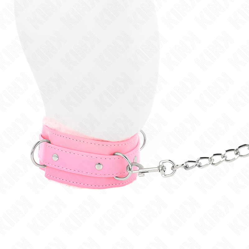 Pink Collar with Leash & Restrictions