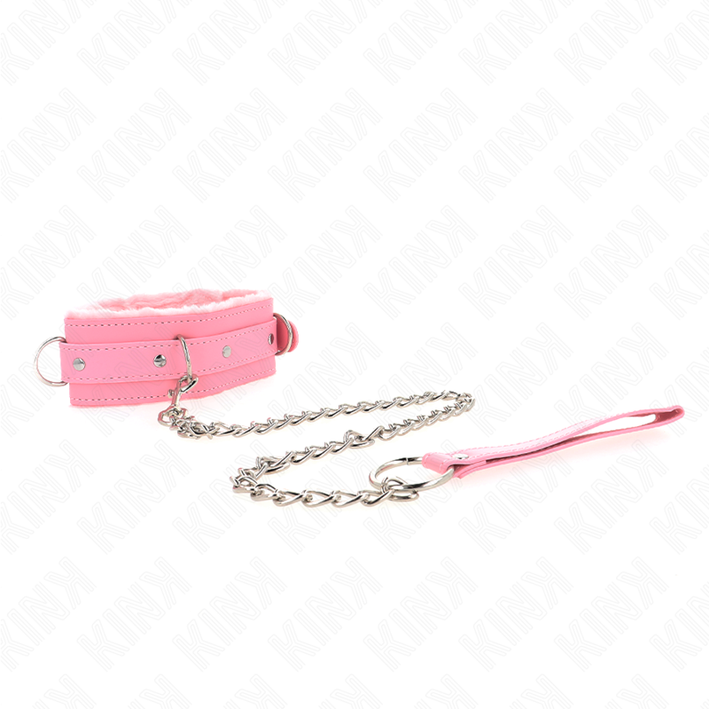 Pink Collar with Leash & Restrictions