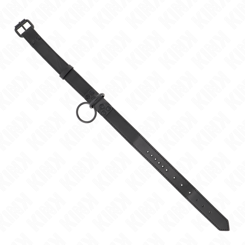 Adjustable Collar With Dark Leash 65cm