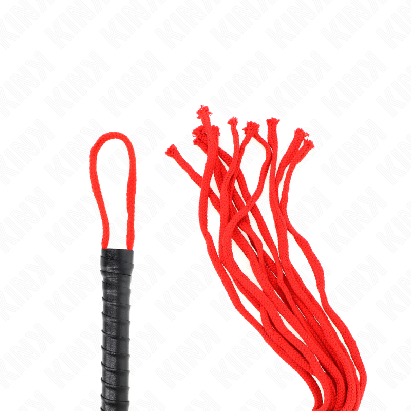 Rojo Red Bondage Rope Whip 56cm