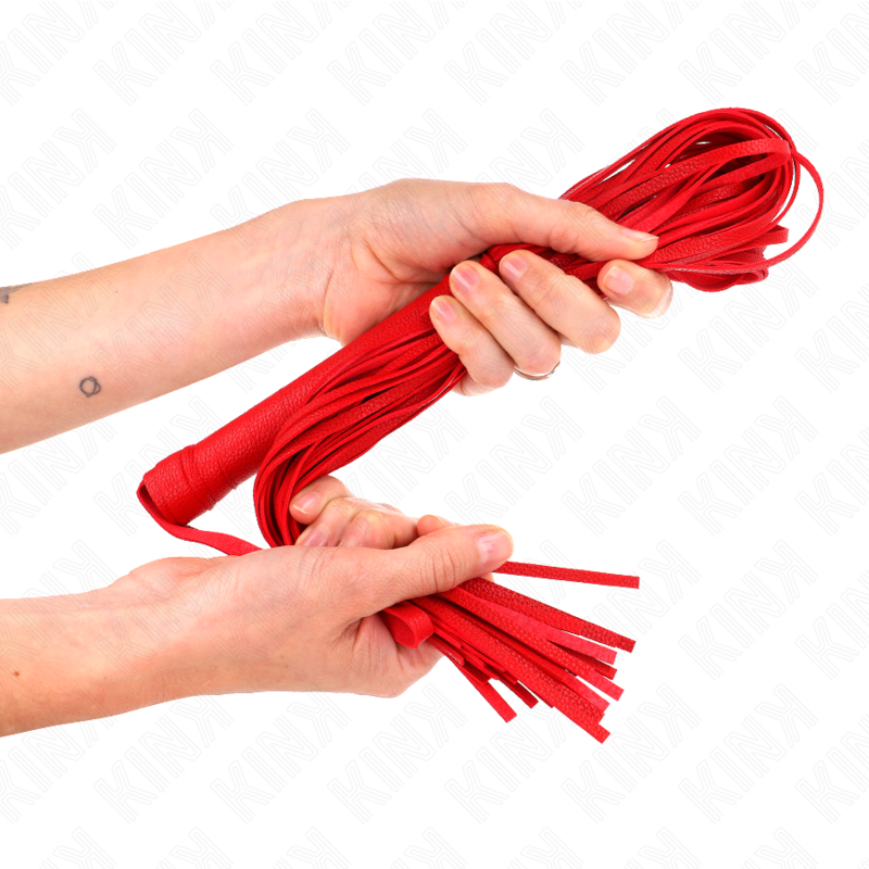 Red Soft PVC Bondage Whip 70cm