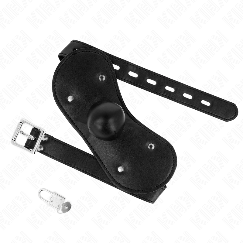 Adjustable Lockable Ball Gag Mask