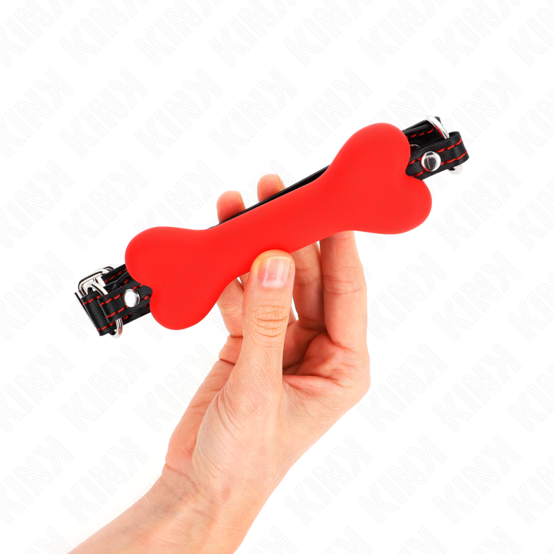 Red Bone 12cm Bondage Gag