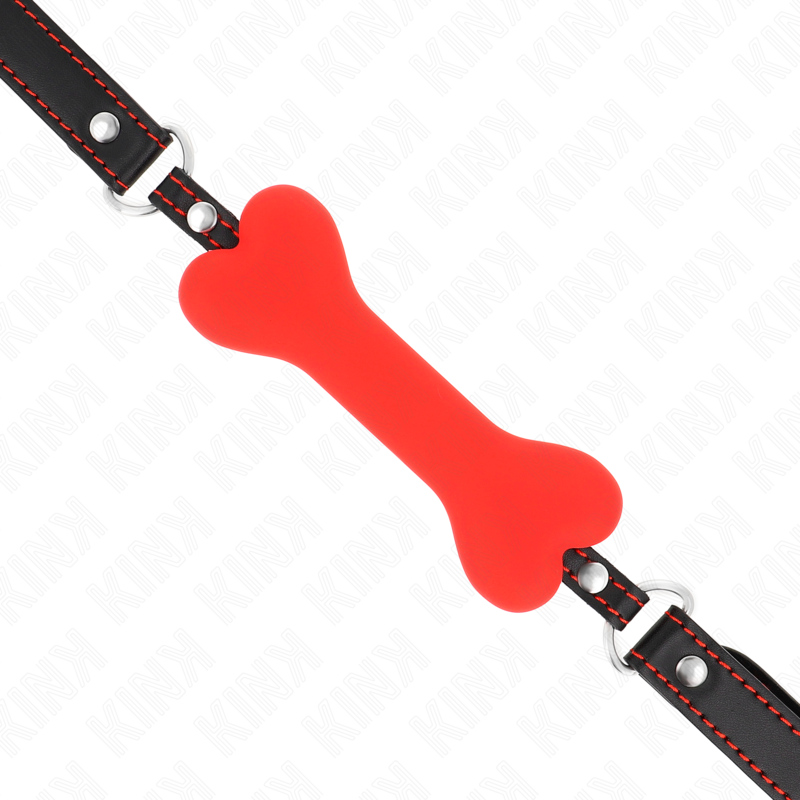 Red Bone 12cm Bondage Gag