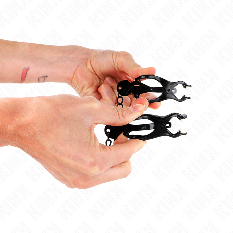 Japanese Clover Nipple Clamps with Chain