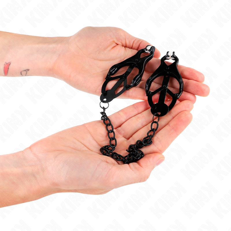 Japanese Clover Nipple Clamps with Chain