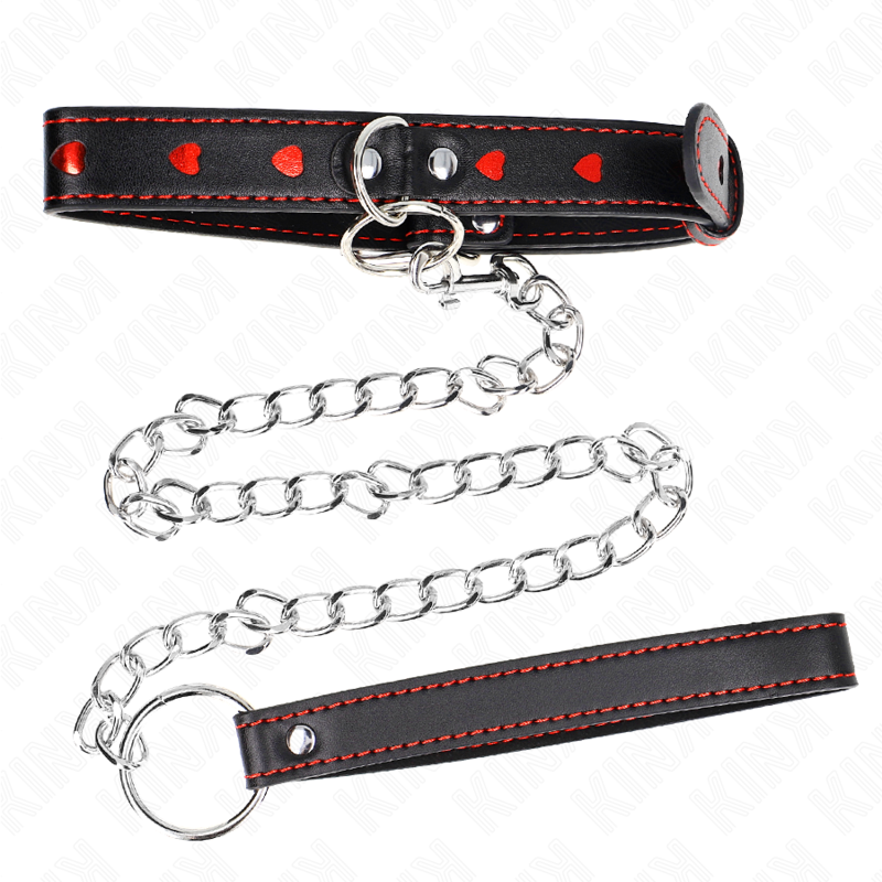Elegant Heart Bondage Collar Necklace