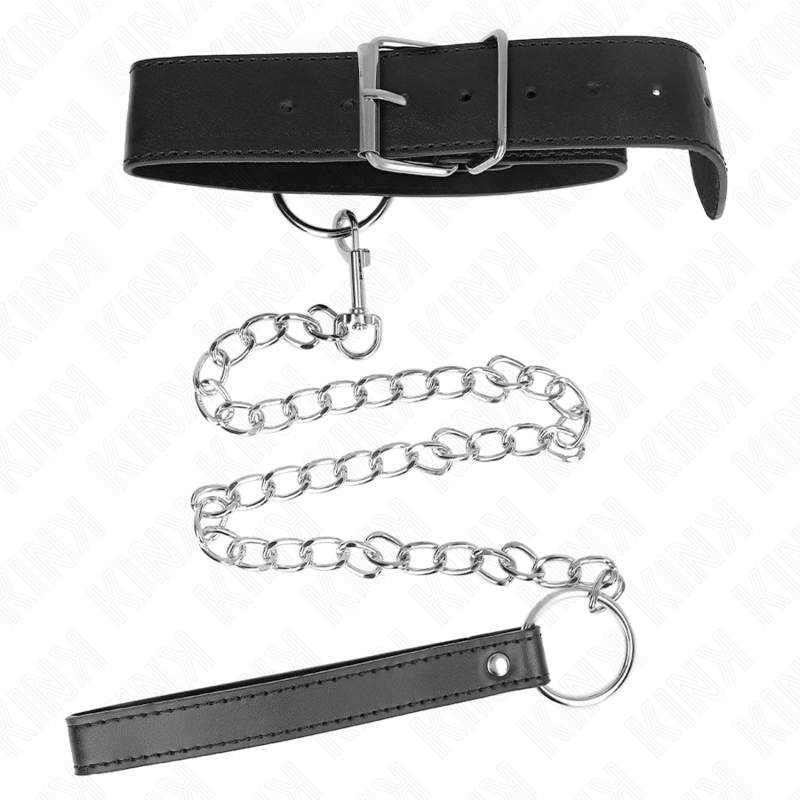 Adjustable Bondage Collar with Leash Model 4