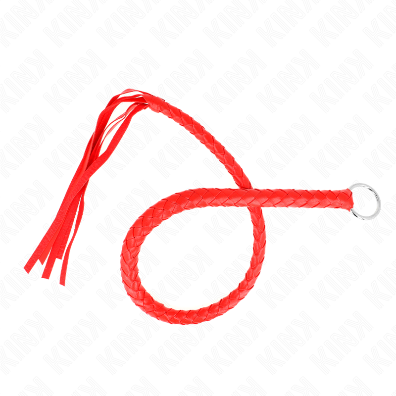 Red Hand Ring Snake Whip - 65 CM