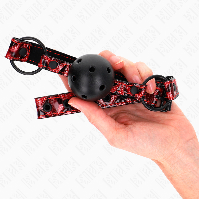 Diamond Pattern Ball Gag 4.5 CM Adjustable