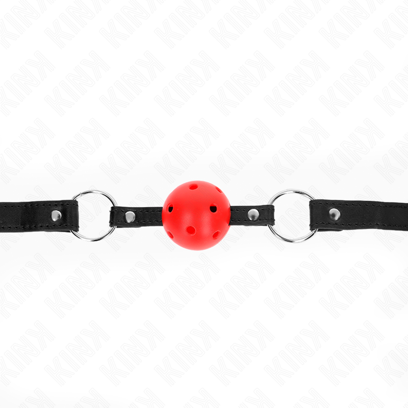 Red Hollow Ball Gag 4.5cm Model 1