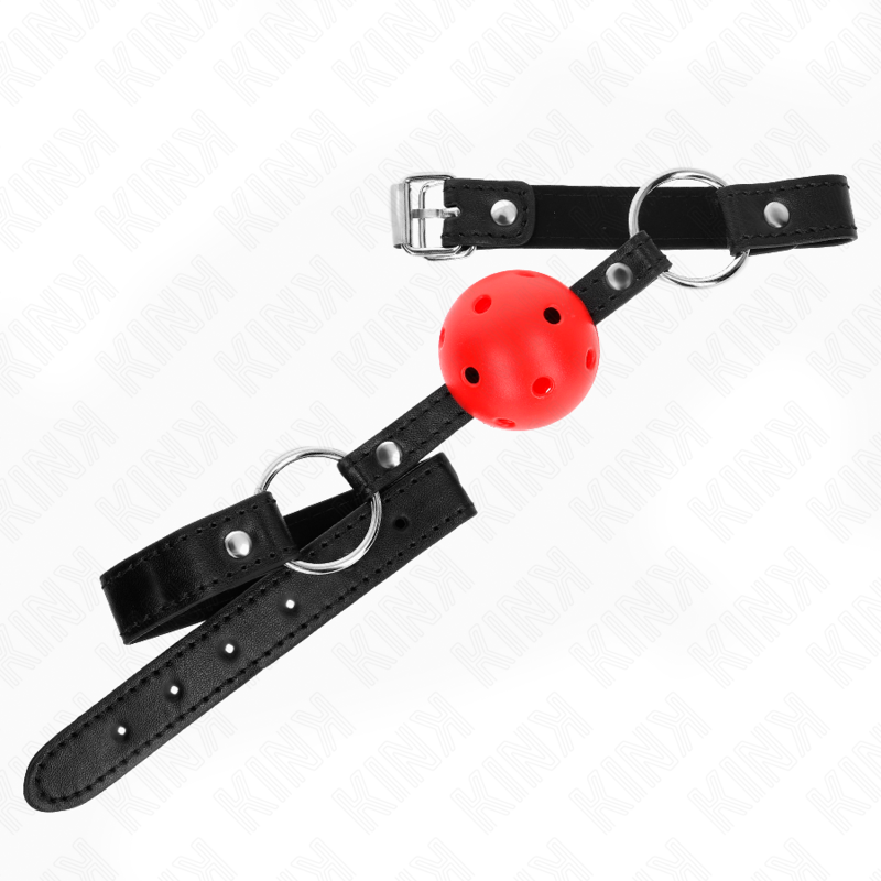 Red Hollow Ball Gag 4.5cm Model 1