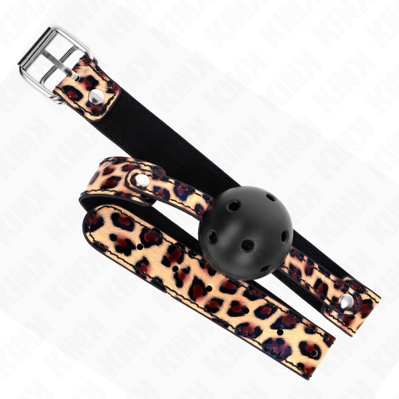 Leopard Print 4.5cm Ball Gag