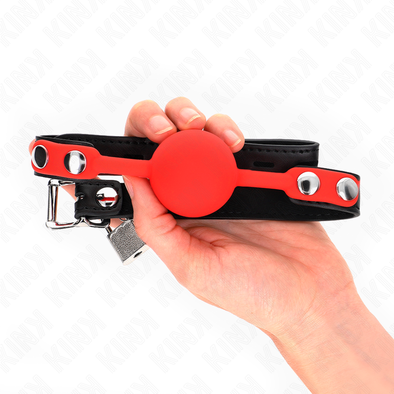 Silicone Lockable Ball Gag (4cm)