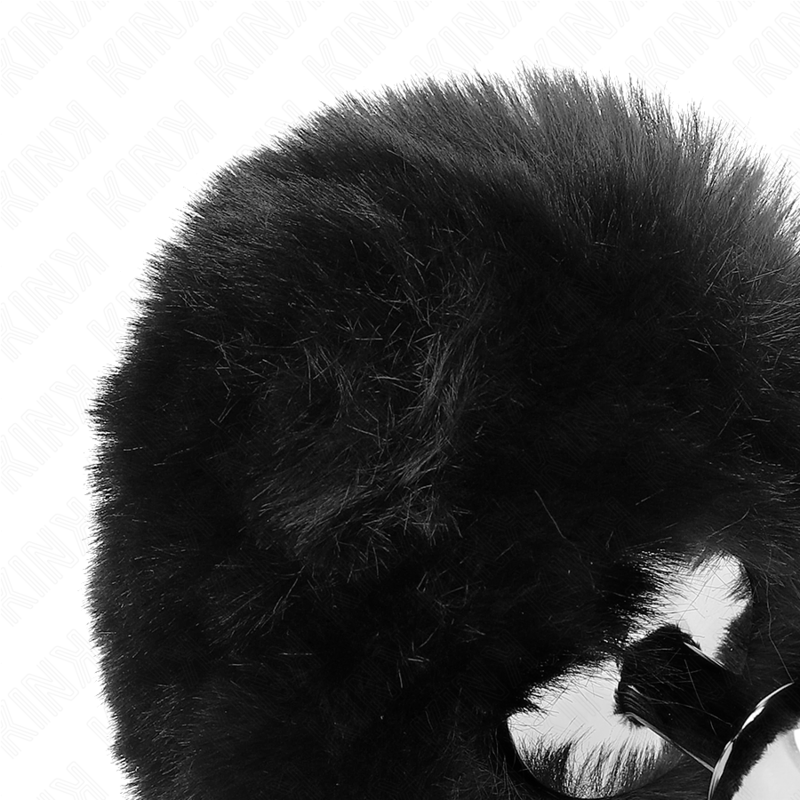 Plug de Acero Inoxidable con Cola de Conejo