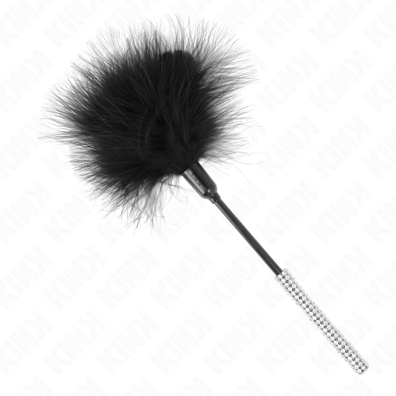 Rhinestone Handle Tickle Feathers