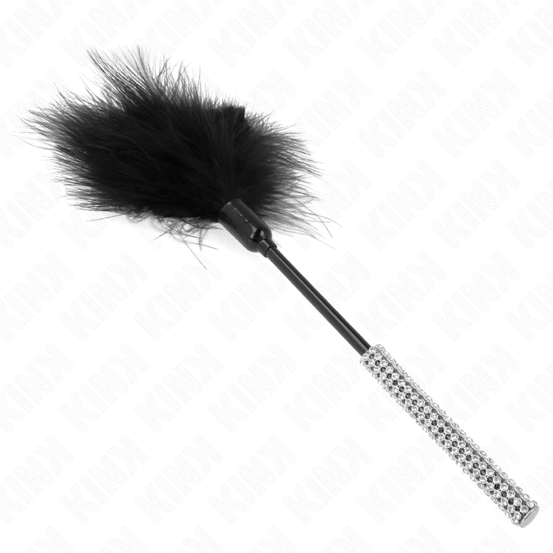 Rhinestone Handle Tickle Feathers