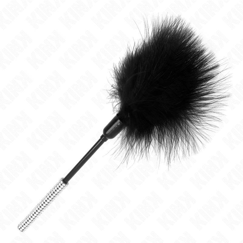 Rhinestone Handle Tickle Feathers