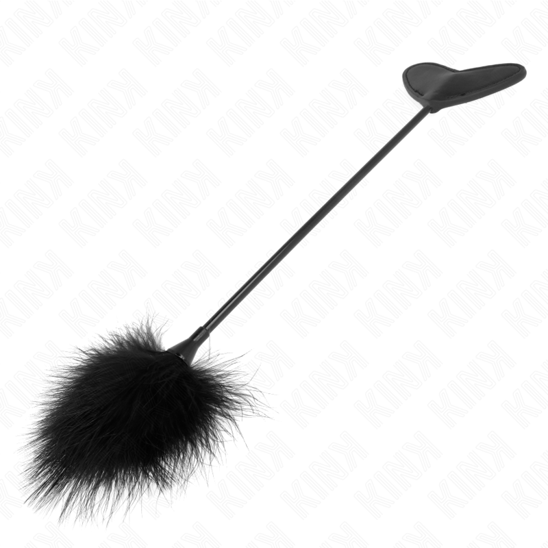 Heart-Shaped Tickle Feather Paddle 31cm