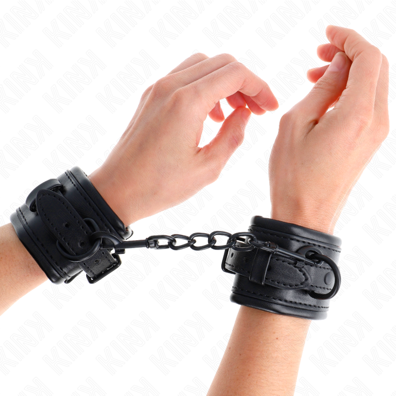 Adjustable Black Wrist Restraints