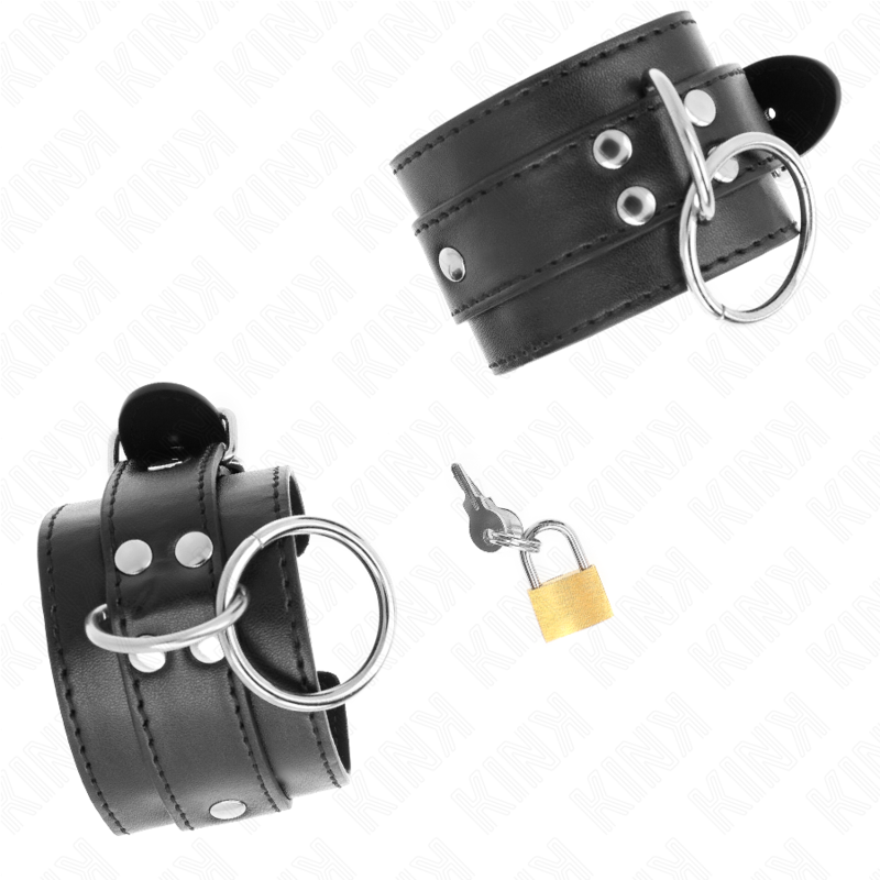 Black Adjustable O-Ring Wrist Restraints