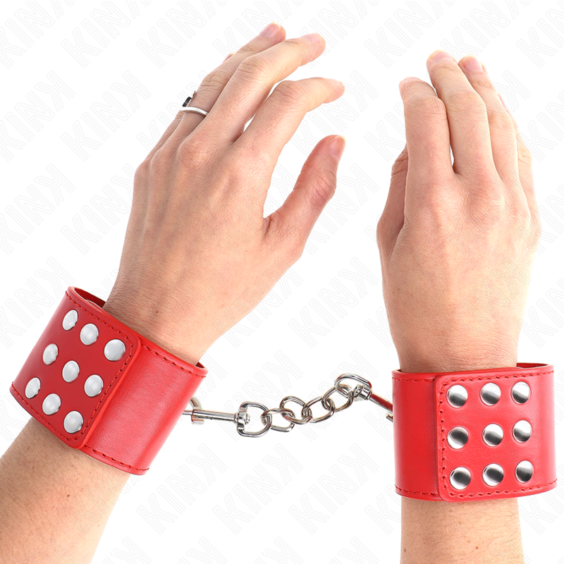 Red Adjustable Wrist Restraints